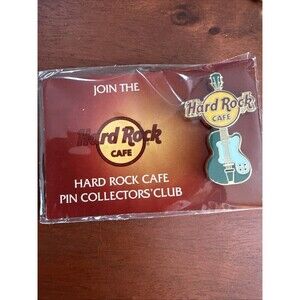 Hard Rock Cafe Collectors' Club Enamel Giveaway Icon Guitar Pin Europe